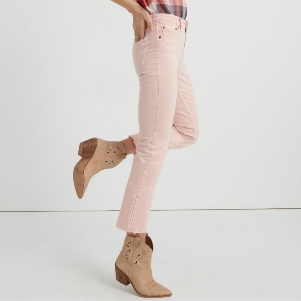 Lucky Brand Pink Bridgette Cropped Flare